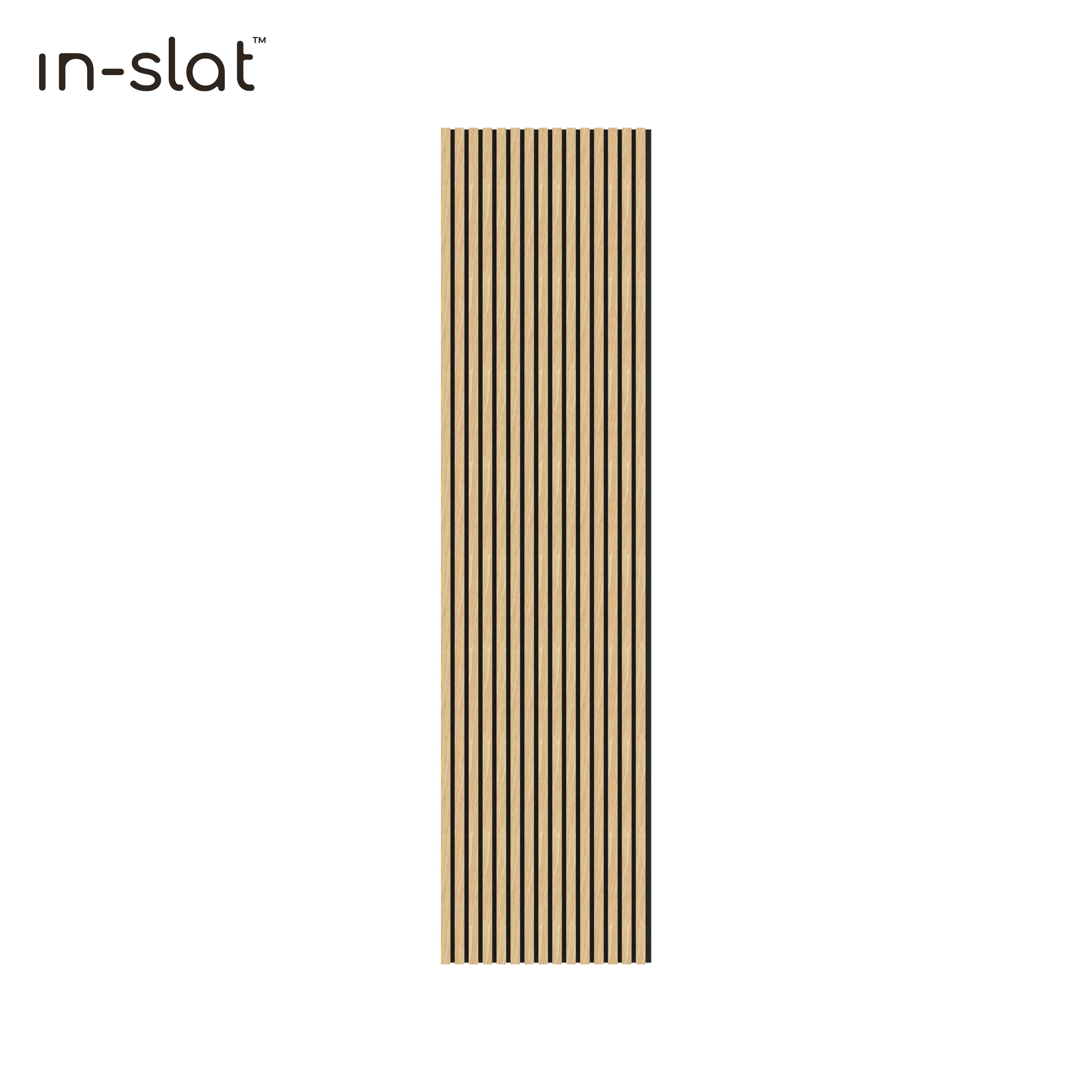 In-slat™ Acoustic Wall Panel - Oak