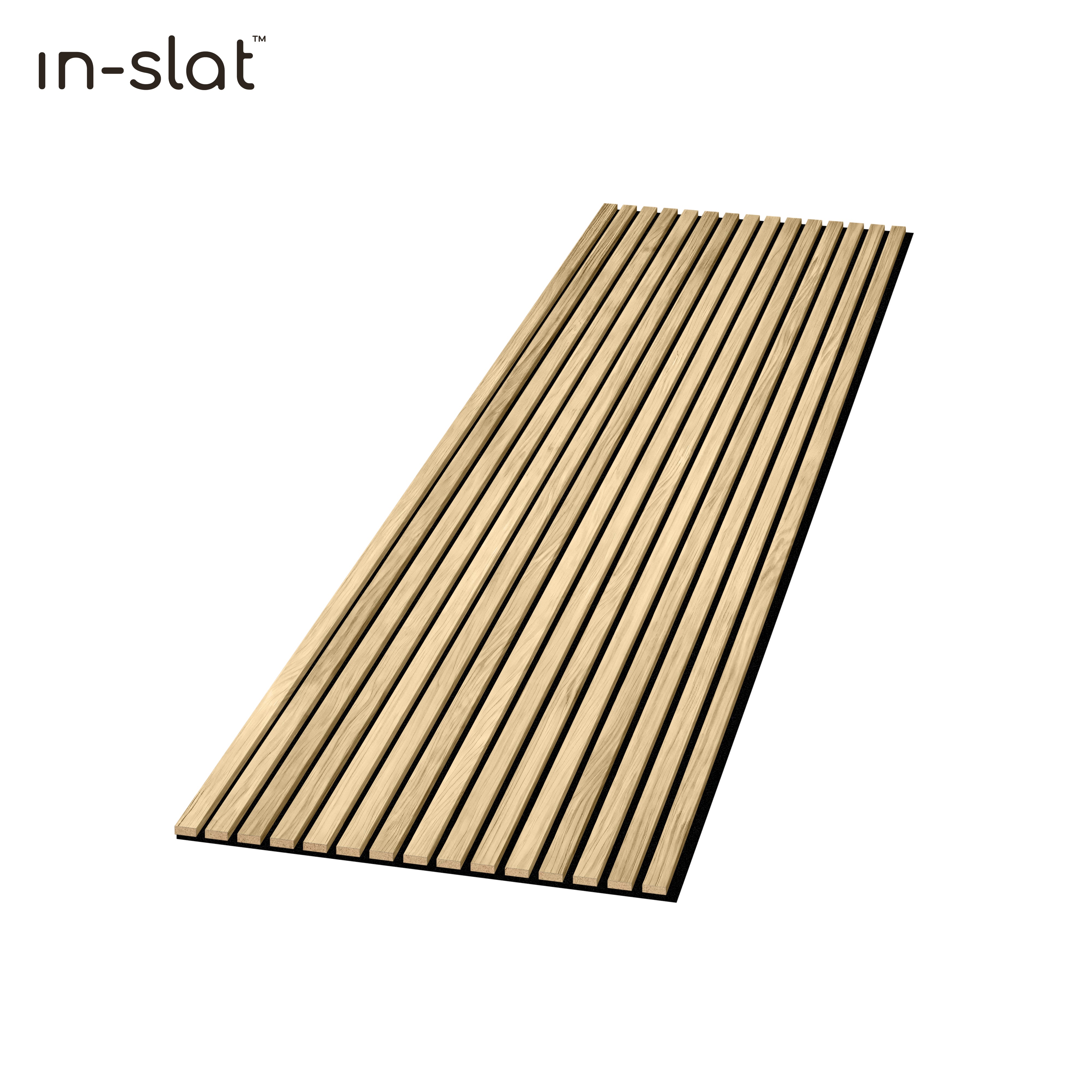 In-slat™ Acoustic Wall Panel - Oak