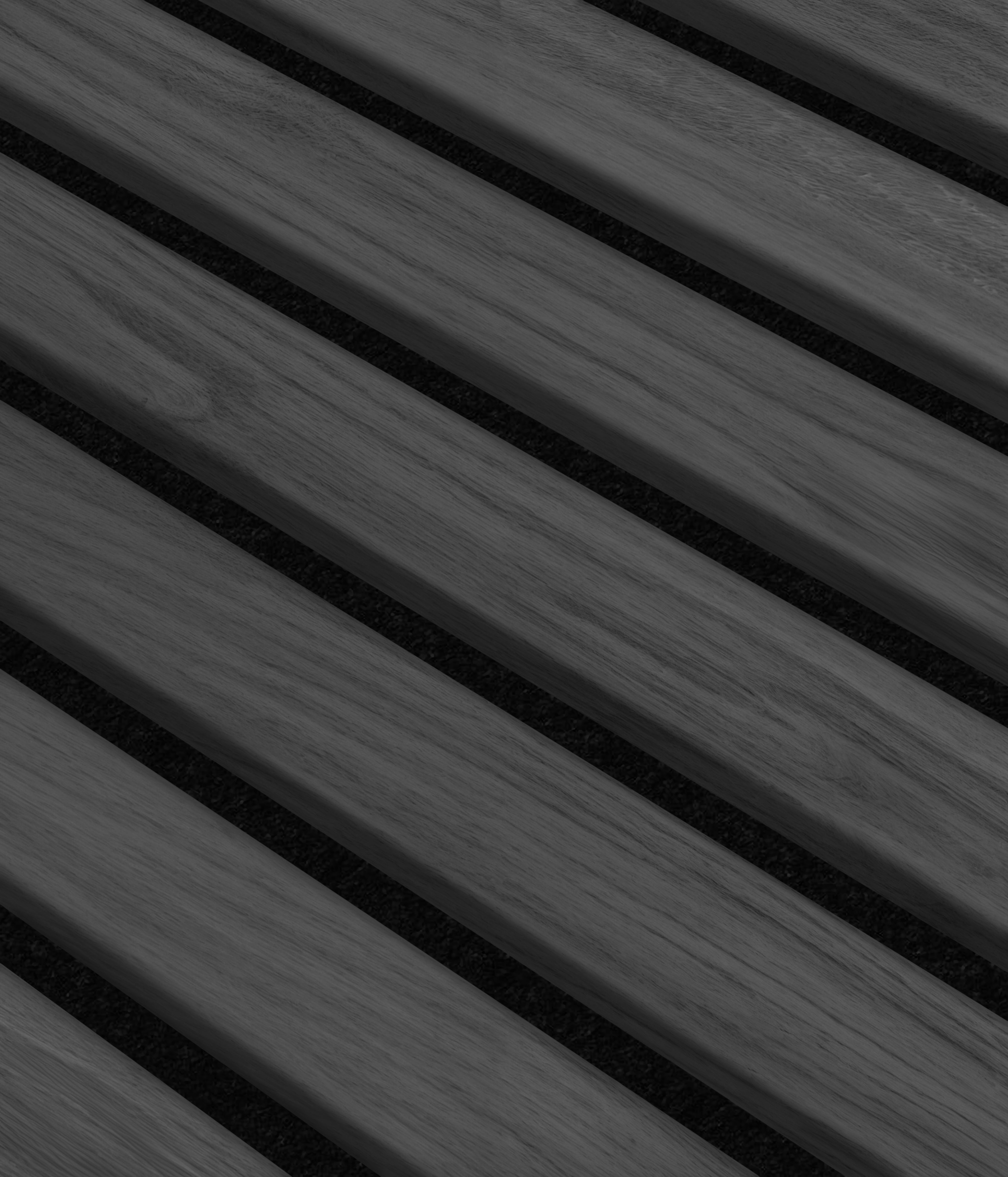 In-slat™ acoustic wall panel - black oak