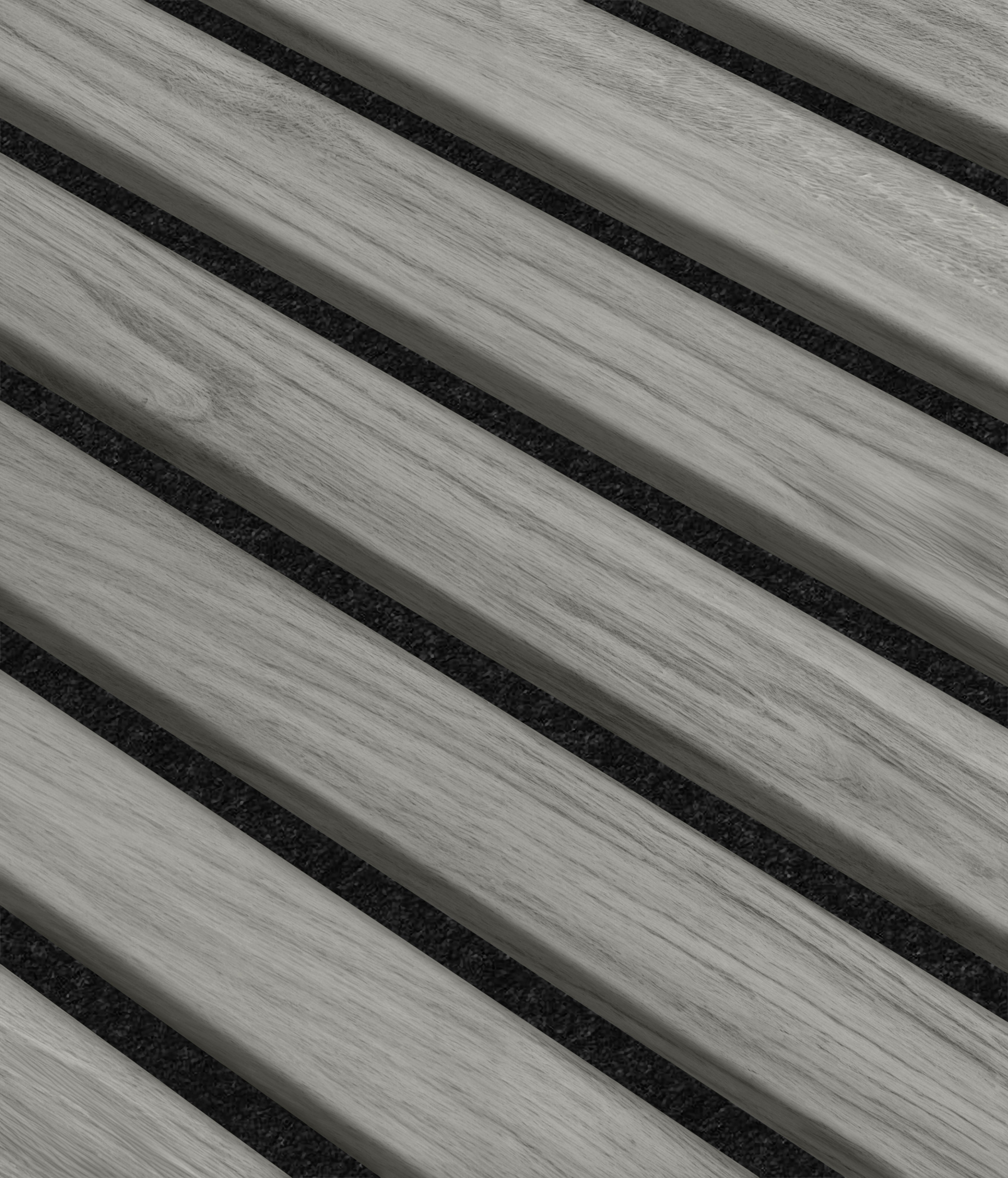 In-slat™ acoustic wall panel - grey oak