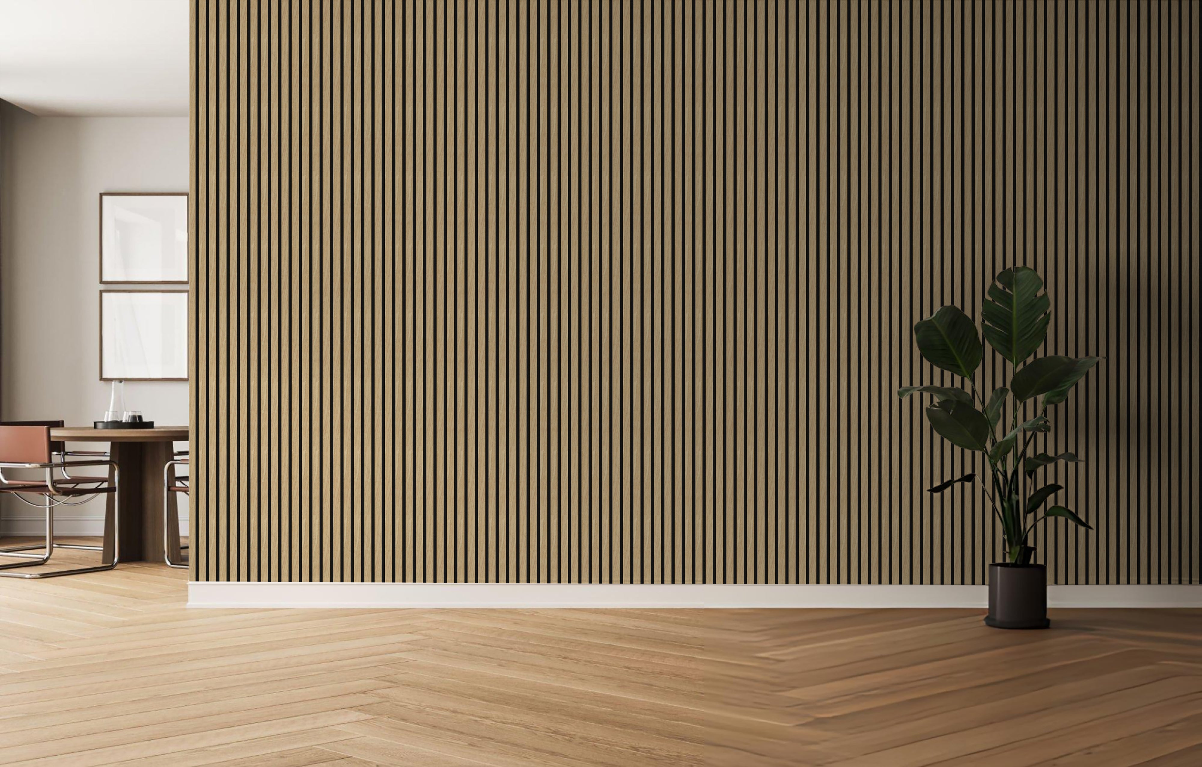 In-slat™ Acoustic Wall Panel - Oak