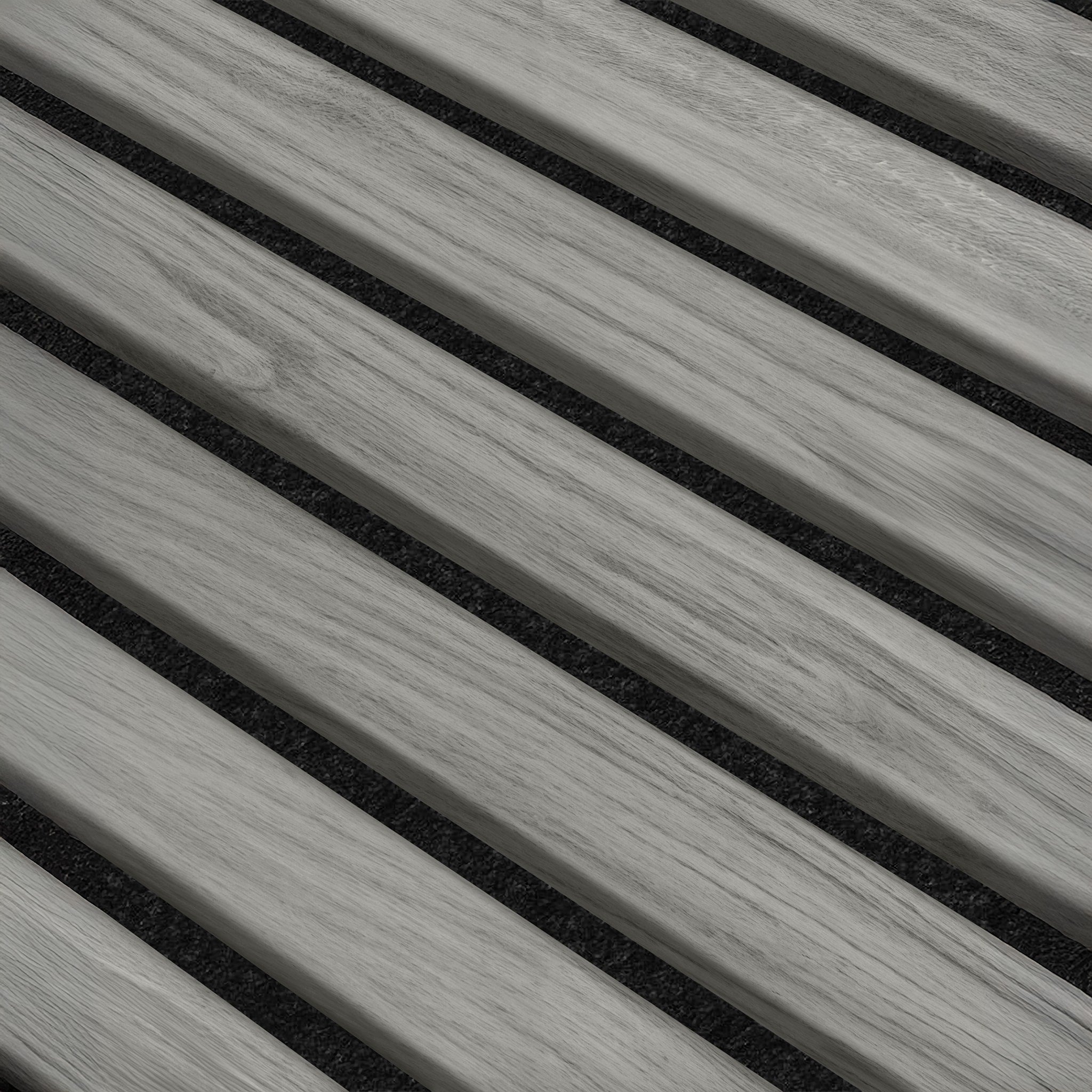 In-slat™ acoustic wall panel - grey oak