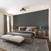 In-slat™ acoustic wall panel - grey oak